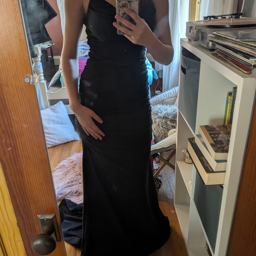 Macy's Black Maxi Dress